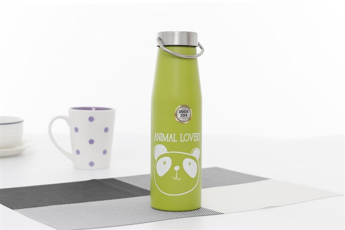 Bình giữ nhiệt inox 500 ml DMX BG003 Màu Xanh lá