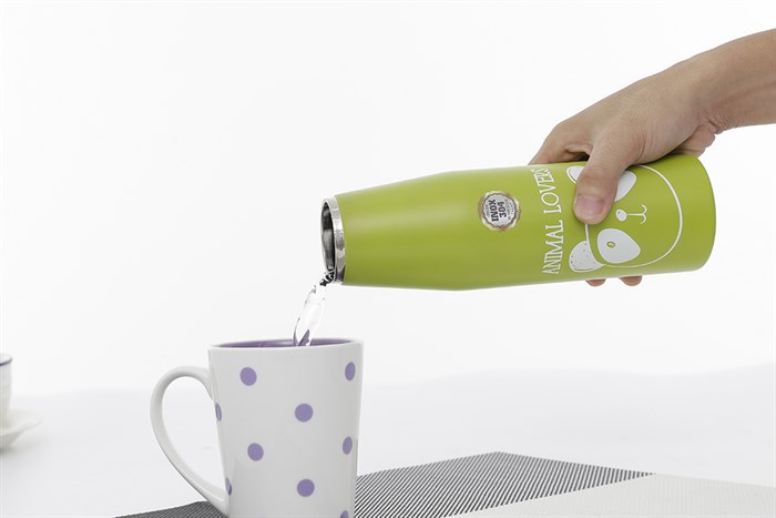 Bình giữ nhiệt inox 500 ml DMX BG003 Màu Xanh lá