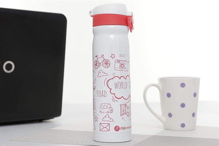 Bình giữ nhiệt inox 500 ml DMX BG005 Màu Hồng