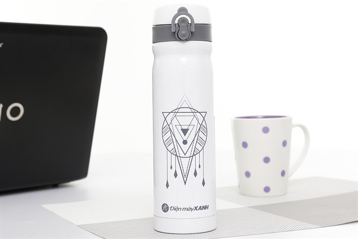 Bình giữ nhiệt inox 500 ml DMX BG005 Màu Trắng