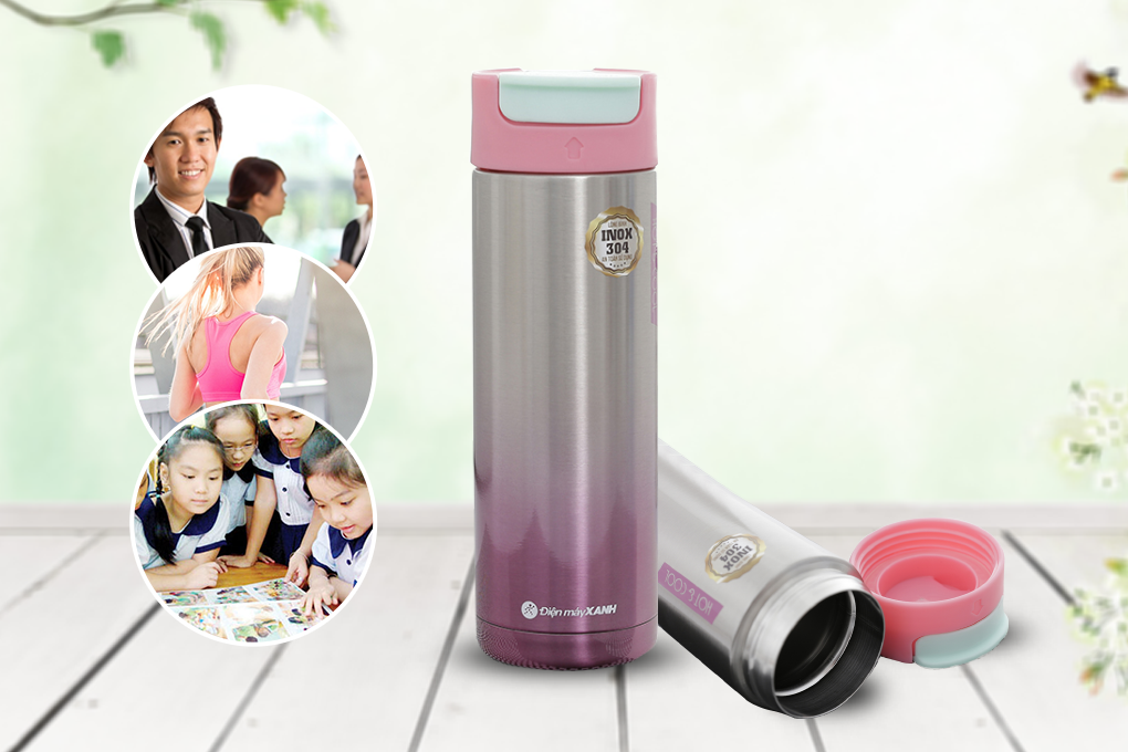 Bình giữ nhiệt inox 470 ml DMX BG006