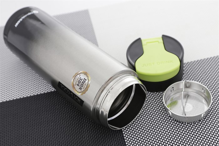 Bình giữ nhiệt inox 470 ml DMX BG006 Màu Đen