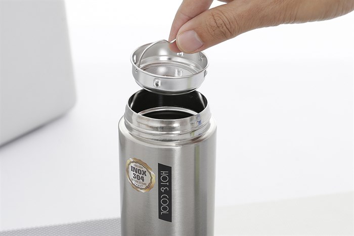 Bình giữ nhiệt inox 470 ml DMX BG006 Màu Đen