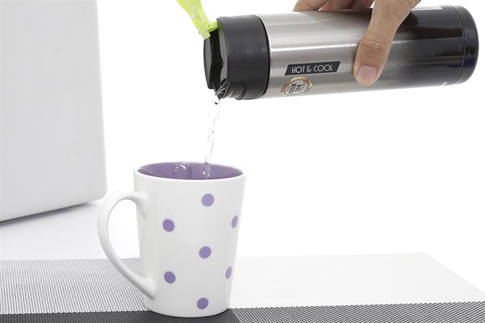 Bình giữ nhiệt inox 470 ml DMX BG006 Màu Đen