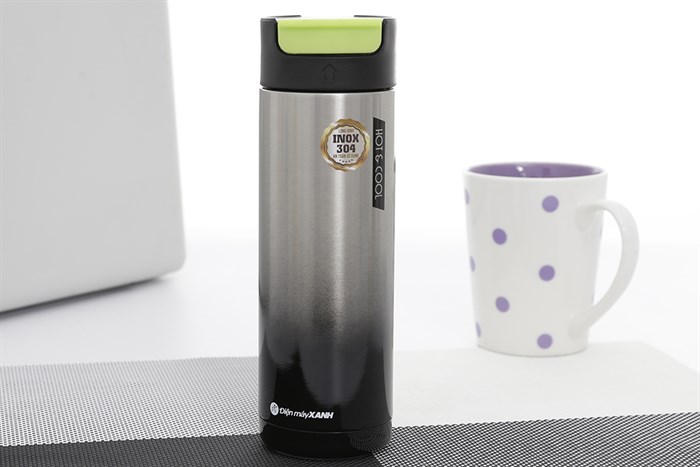 Bình giữ nhiệt inox 470 ml DMX BG006 Màu Đen