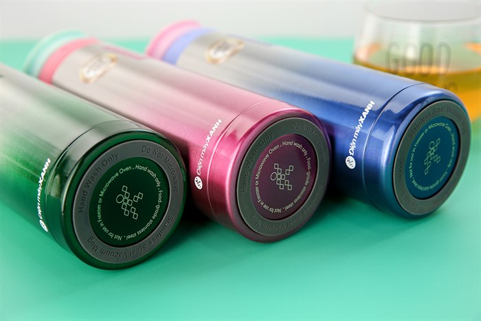 Bình giữ nhiệt inox 470 ml DMX BG006 Màu Xanh lá