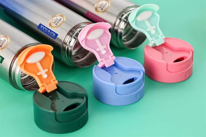 Bình giữ nhiệt inox 470 ml DMX BG006 Màu Xanh Dương