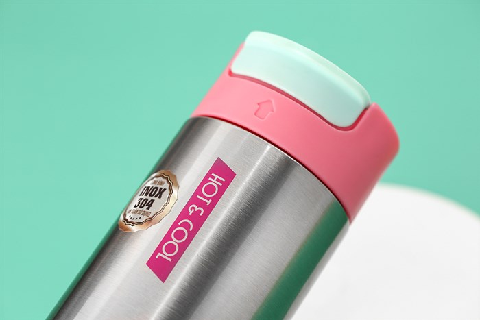 Bình giữ nhiệt inox 470 ml DMX BG006 Màu Hồng