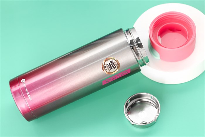 Bình giữ nhiệt inox 470 ml DMX BG006 Màu Hồng