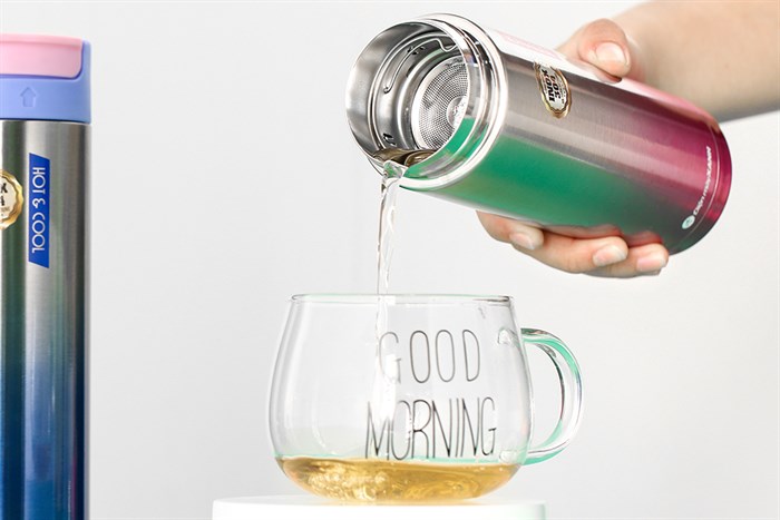 Bình giữ nhiệt inox 470 ml DMX BG006 Màu Hồng