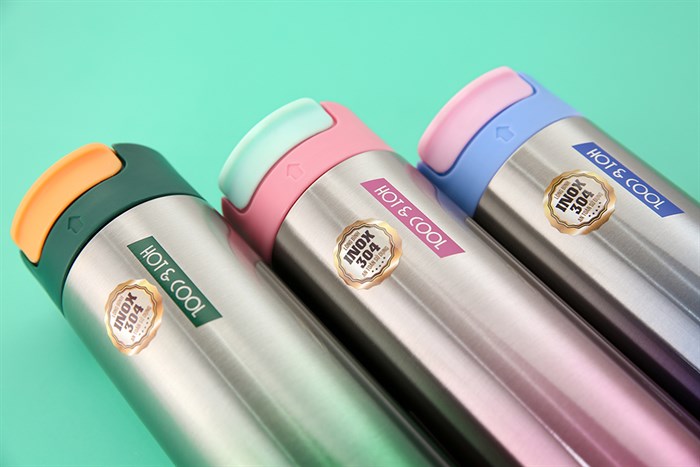 Bình giữ nhiệt inox 470 ml DMX BG006 Màu Hồng