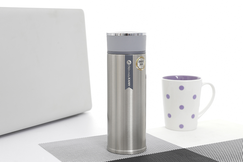 Bình giữ nhiệt inox 480 ml DMX BG007 Màu Bạc
