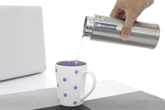 Bình giữ nhiệt inox 480 ml DMX BG007 Màu Bạc