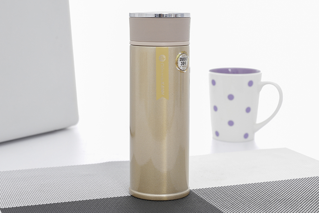 Bình giữ nhiệt inox 480 ml DMX BG007 Màu Vàng