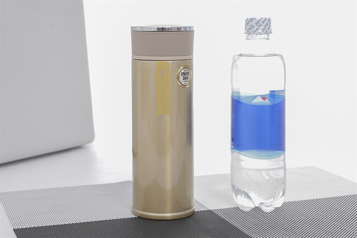 Bình giữ nhiệt inox 480 ml DMX BG007 Màu Vàng