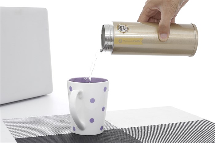 Bình giữ nhiệt inox 480 ml DMX BG007 Màu Vàng