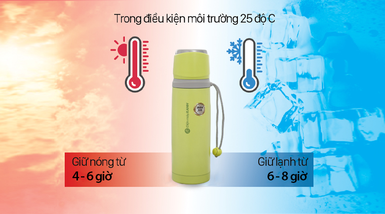 Bình giữ nhiệt inox 600 ml DMX BG008