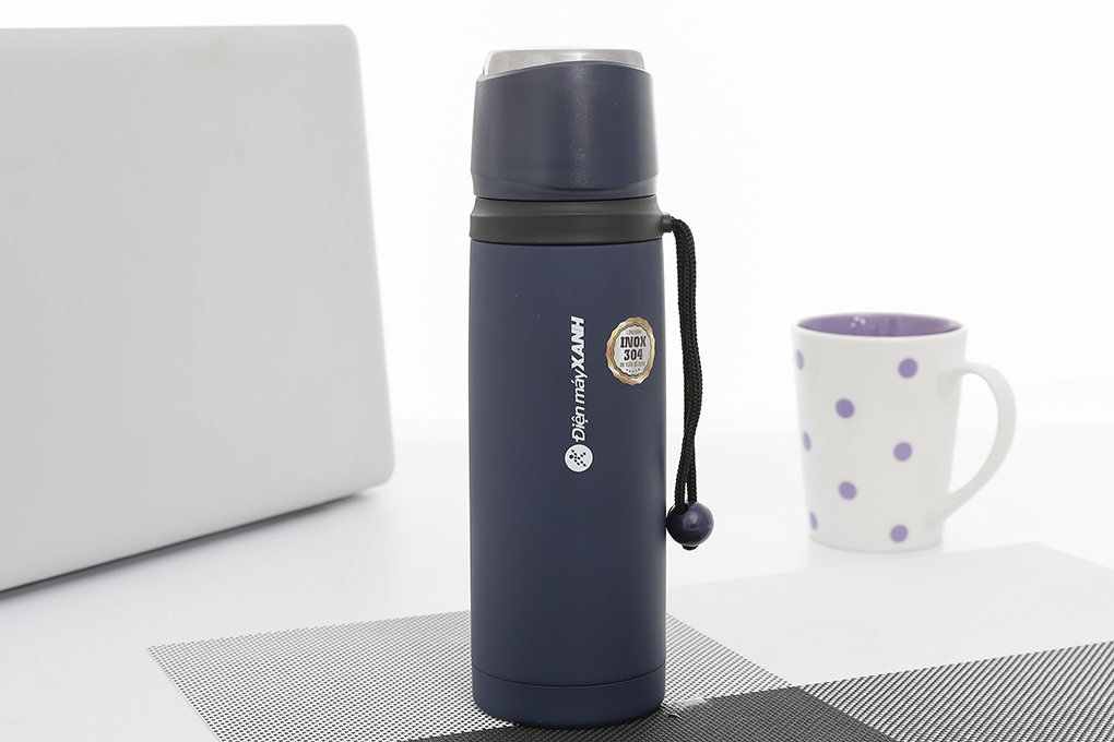 Bình giữ nhiệt inox 600 ml DMX BG008 Màu Xanh Dương