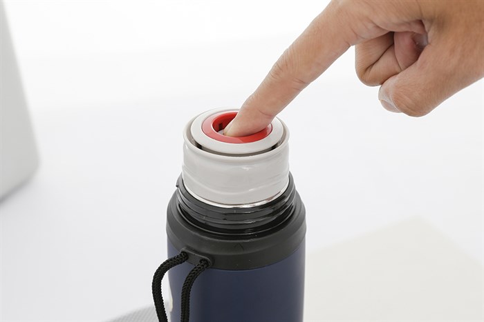 Bình giữ nhiệt inox 600 ml DMX BG008 Màu Xanh Dương