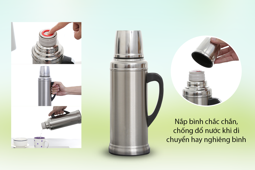 Bình giữ nhiệt inox 1.2 lít DMX BT006