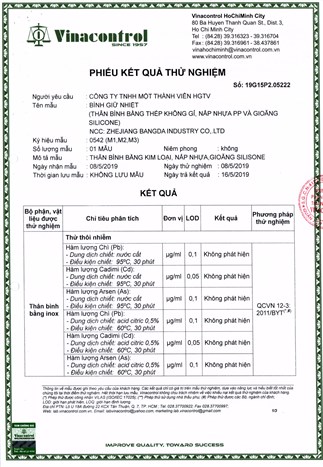 Bình giữ nhiệt inox 1.2 lít DMX BT006 Màu Bạc