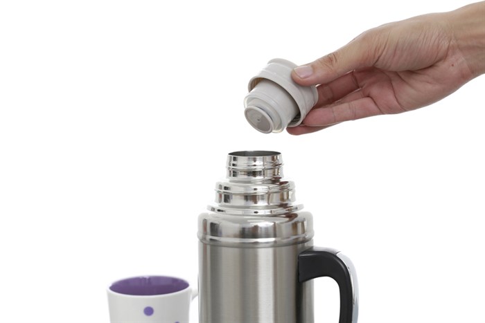 Bình giữ nhiệt inox 1.2 lít DMX BT006 Màu Bạc