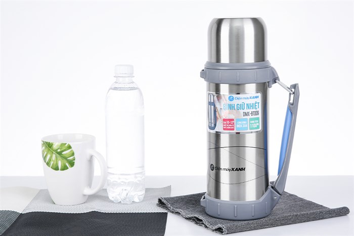 Bình giữ nhiệt inox 1.1 lít DMX-BT009 Màu Bạc