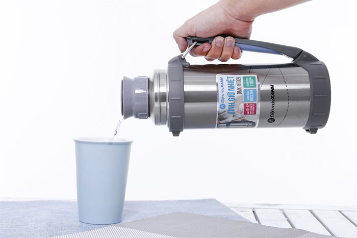 Bình giữ nhiệt inox 1.1 lít DMX-BT009 Màu Bạc