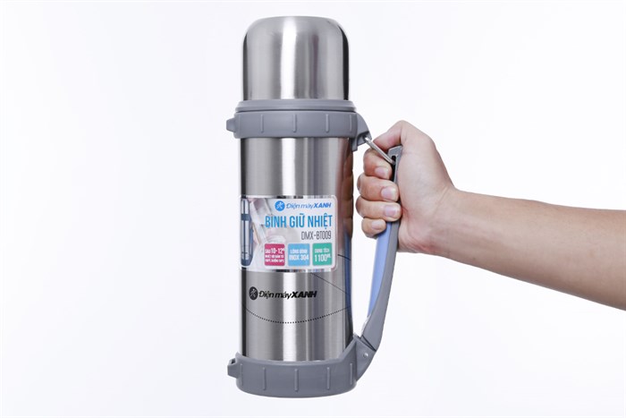 Bình giữ nhiệt inox 1.1 lít DMX-BT009 Màu Bạc