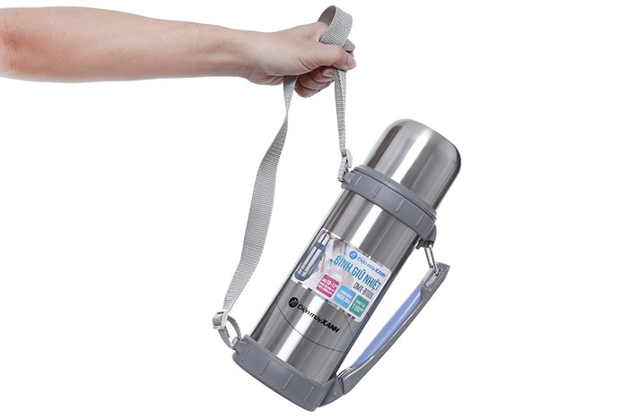 Bình giữ nhiệt inox 1.1 lít DMX-BT009 Màu Bạc