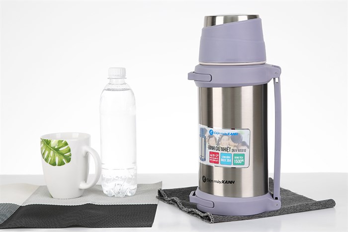 Bình giữ nhiệt inox 1.5 lít DMX-BT010 Màu Bạc
