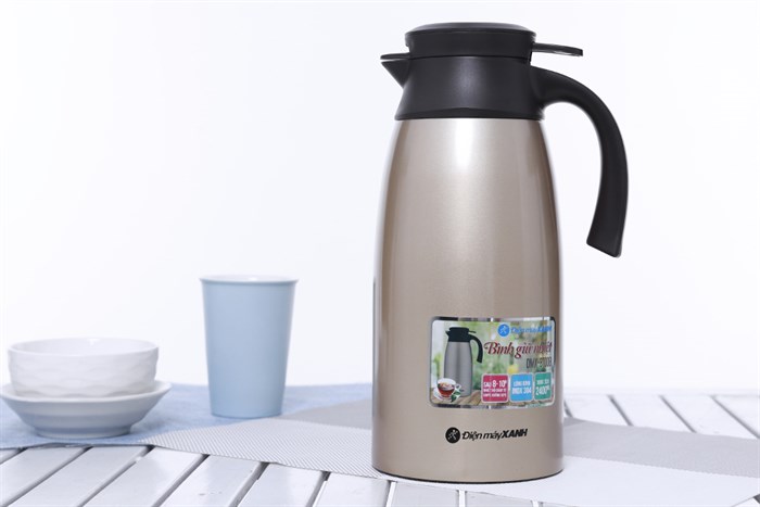 Bình giữ nhiệt inox 2.4 lít DMX-BT008 Màu Vàng