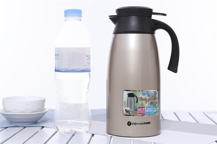 Bình giữ nhiệt inox 2.4 lít DMX-BT008 Màu Vàng