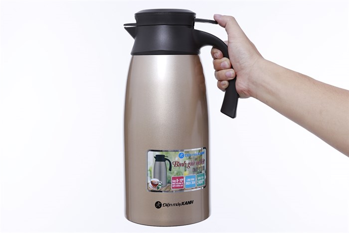 Bình giữ nhiệt inox 2.4 lít DMX-BT008 Màu Vàng