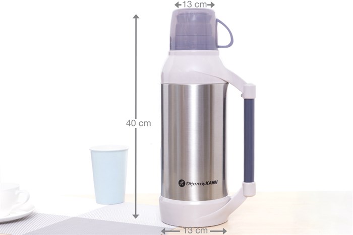 Bình thủy giữ nhiệt inox 2 lít DMX-BT012 Màu Bạc