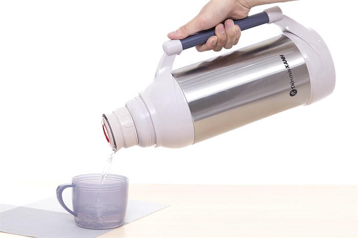 Bình thủy giữ nhiệt inox 2 lít DMX-BT012 Màu Bạc