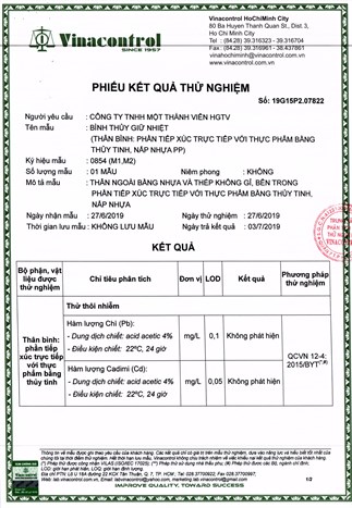 Bình thủy giữ nhiệt nhựa 2 lít DMX-BT011 Màu Nâu