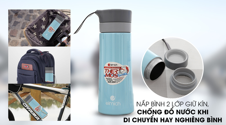 Bình giữ nhiệt inox 420 ml Elmich EL7917