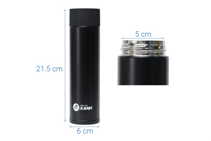 Bình giữ nhiệt inox 330 ml DMX QE-6042 Màu Đen