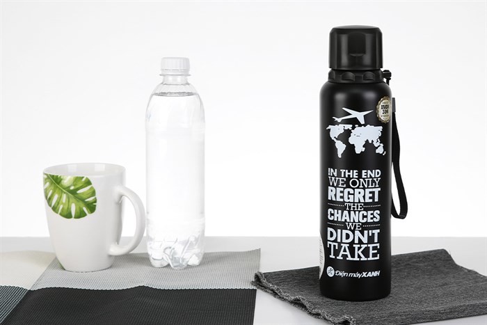 Bình giữ nhiệt inox 500 ml DMX QE-2022 Màu Đen