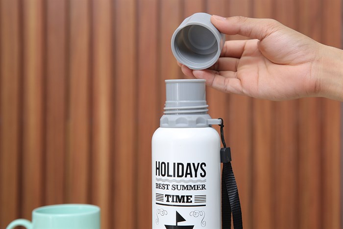 Bình giữ nhiệt inox 500 ml DMX QE-2022 Màu Trắng