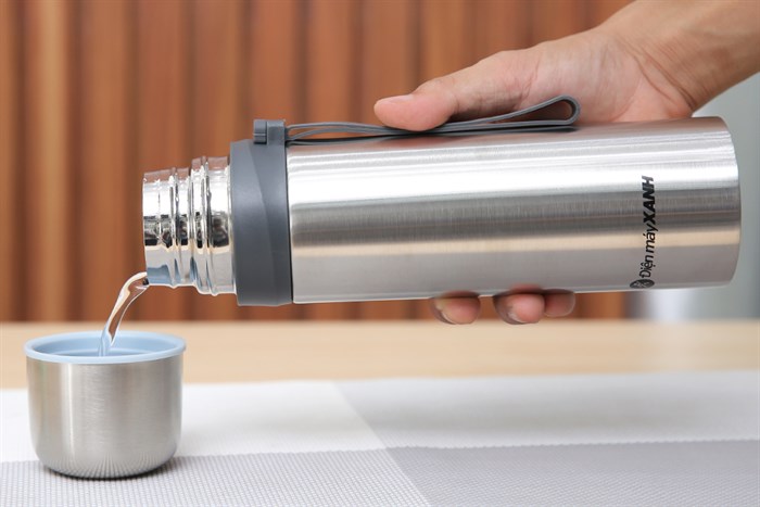 Bình giữ nhiệt inox 500 ml DMX YNQE-3021 Màu Bạc