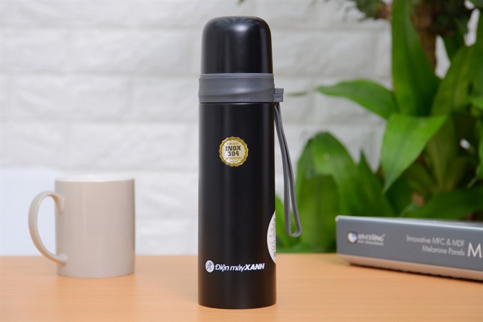 Bình giữ nhiệt inox 500 ml DMX YNQE-3021 Màu Đen