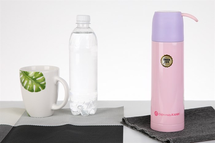 Bình giữ nhiệt inox 500 ml DMX YNQE-3011 Màu Hồng