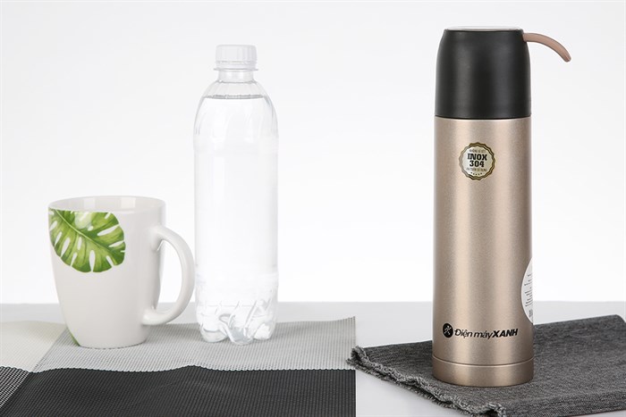 Bình giữ nhiệt inox 500 ml DMX YNQE-3011 Màu Vàng