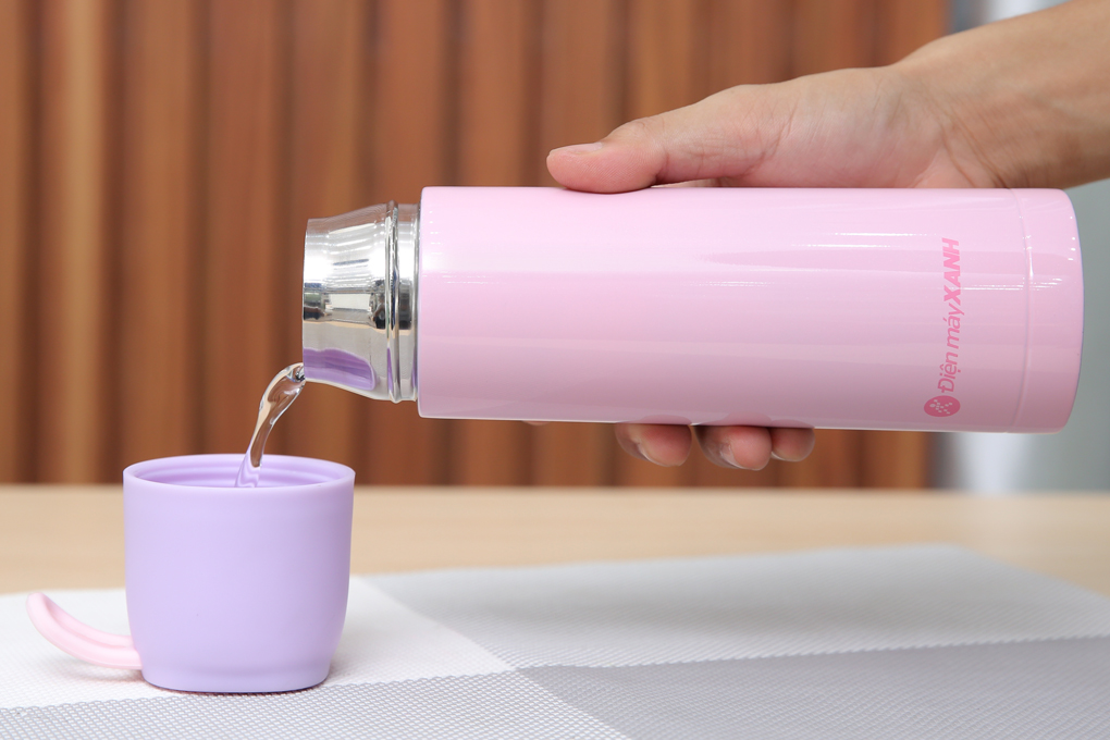 Bình giữ nhiệt inox 500 ml DMX YNQE-3011 Màu Hồng