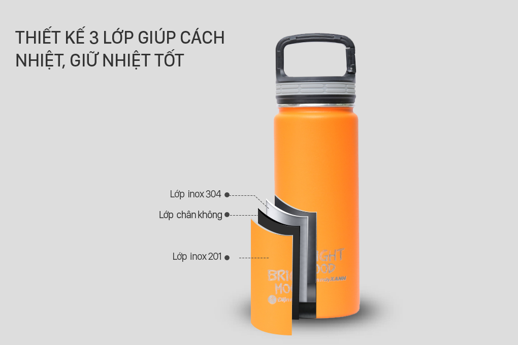 Bình giữ nhiệt inox 550 ml DMX TH010860