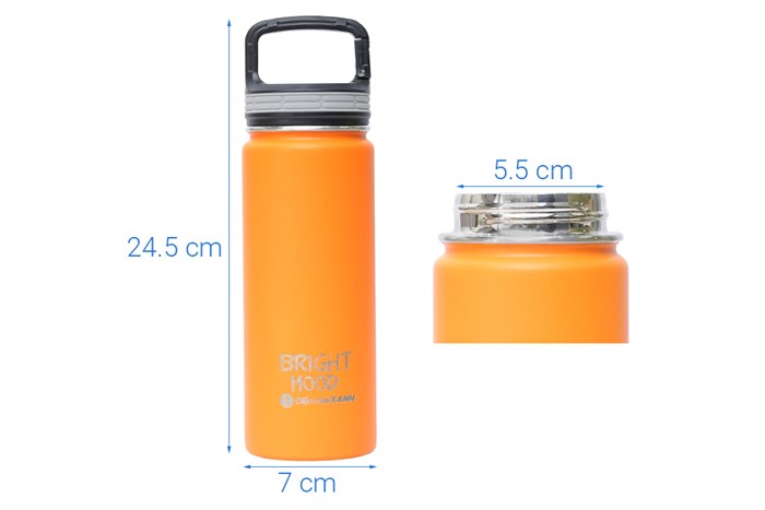 Bình giữ nhiệt inox 550 ml DMX TH010860 Màu Cam