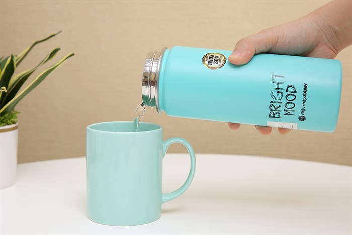 Bình giữ nhiệt inox 550 ml DMX TH010860 Màu Xanh ngọc