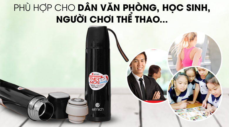 Bình giữ nhiệt inox 500 ml Elmich EL3658